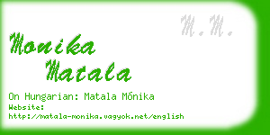 monika matala business card